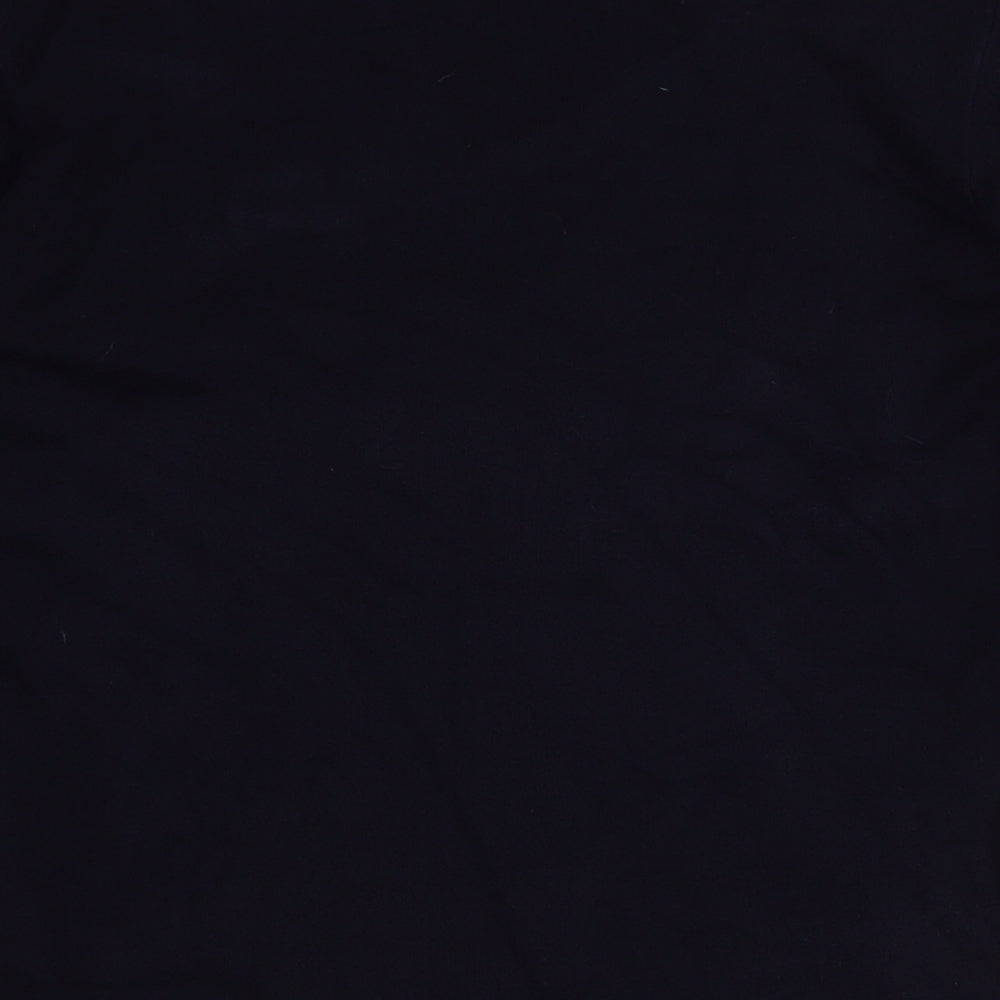 Per Una Womens Blue Round Neck  Viscose Pullover Jumper Size 12