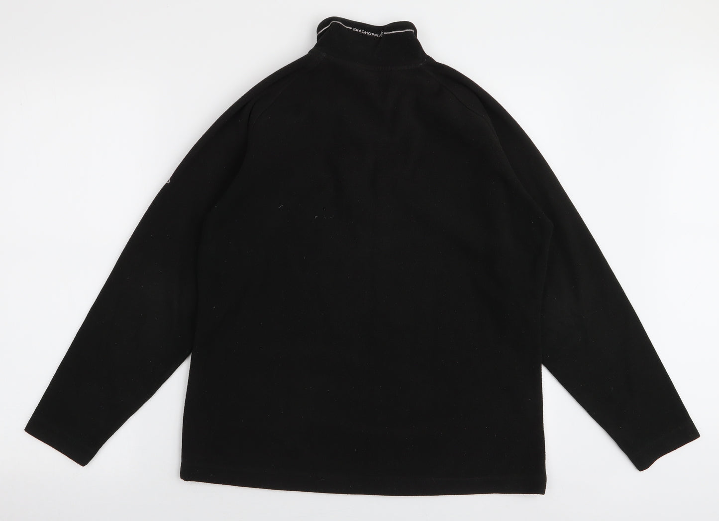 Craghoppers Womens Black  Polyester Pullover Sweatshirt Size 14  Zip