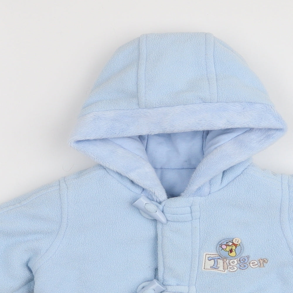 George Boys Blue   Jacket  Size 3-6 Months   Button - Disney Tigger