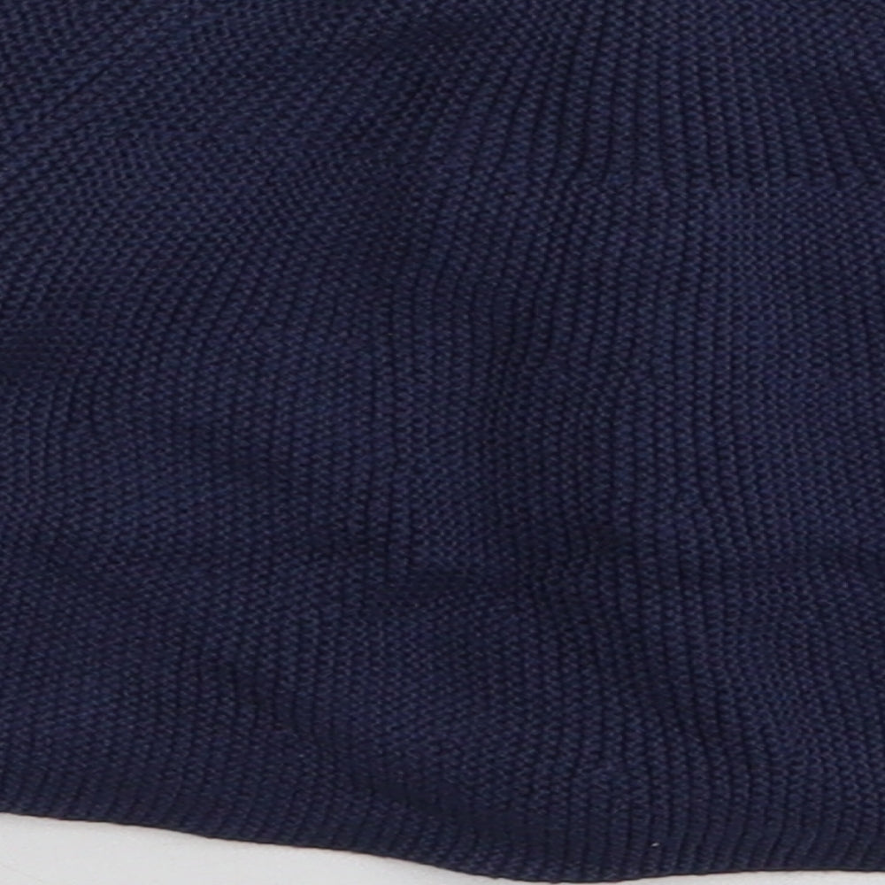 Marks and Spencer Boys Blue  100% Cotton Cardigan Jumper Size 9-12 Months  Button