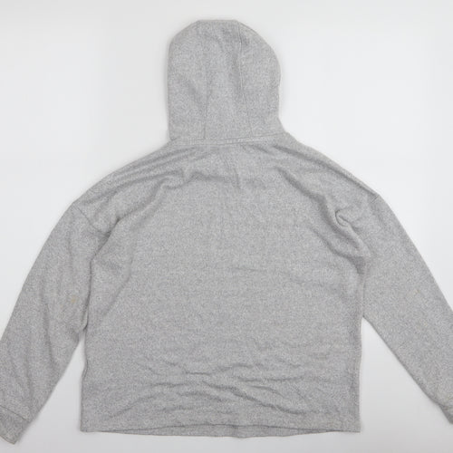 Marks and Spencer Girls Grey  Viscose Pullover Hoodie Size 11-12 Years  Pullover