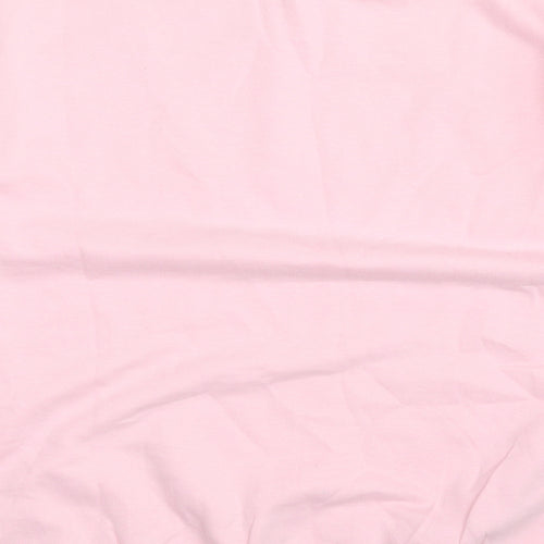 Skinny Dip Womens Pink  Cotton Pullover Sweatshirt Size L  Pullover - On Wednesdays We wear Pink