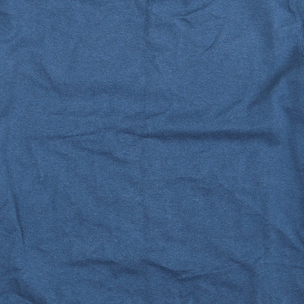 Burton Mens Blue Crew Neck  Cotton Pullover Jumper Size L