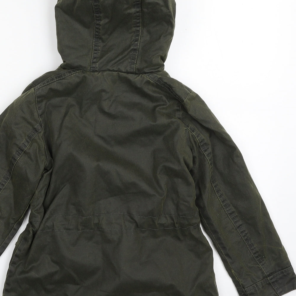 Joules Girls Green   Jacket Coat Size 5 Years  Zip
