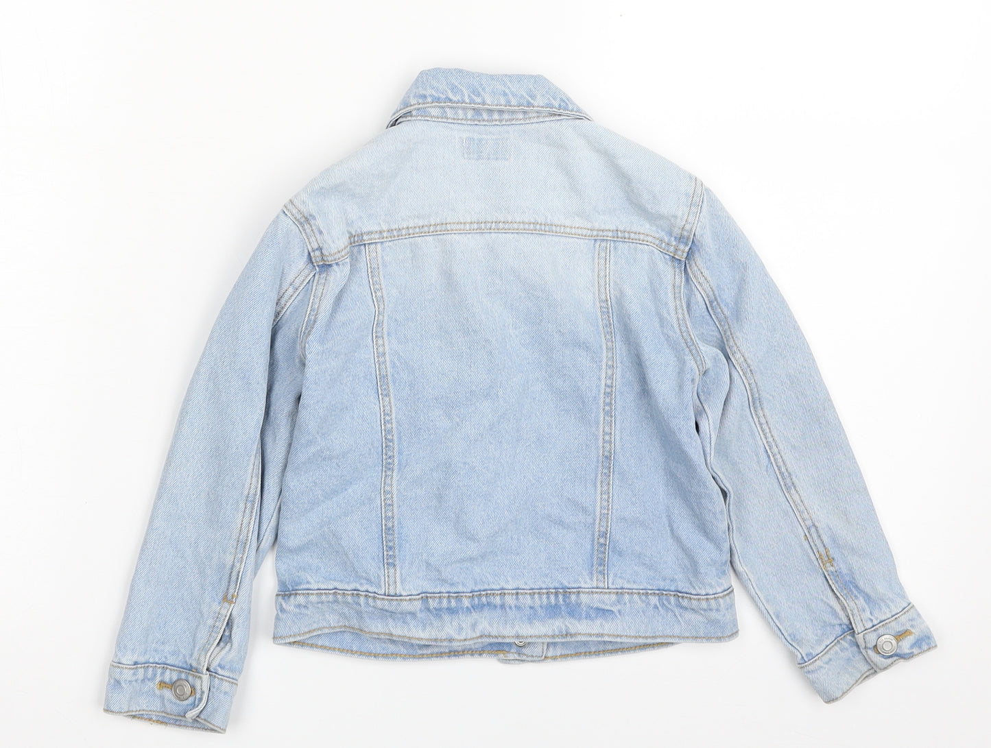 F&F Girls Blue   Jacket  Size 3-4 Years  Snap