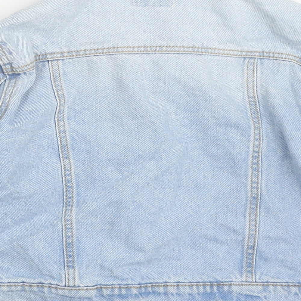 F&F Girls Blue   Jacket  Size 3-4 Years  Snap