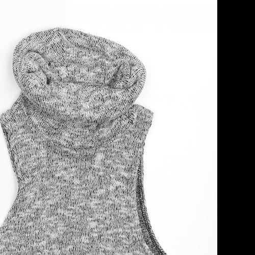 River Island Womens Grey  Polyester Pullover Sweatshirt Size 10  Pullover