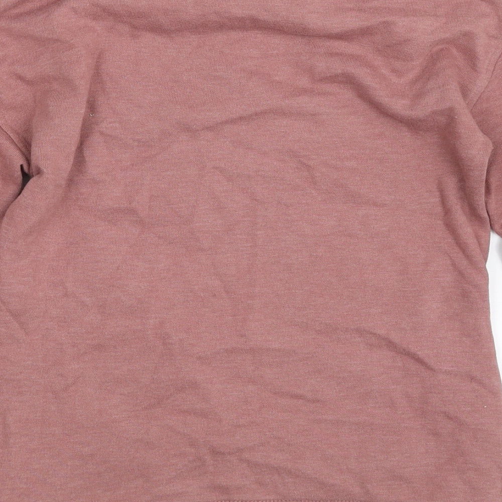 NEXT Girls Pink  Cotton Pullover Sweatshirt Size 3 Years  Pullover