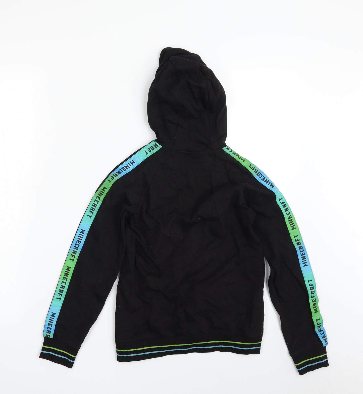 Pep&Co Boys Black  100% Cotton Pullover Hoodie Size 8-9 Years  Pullover - Minecraft