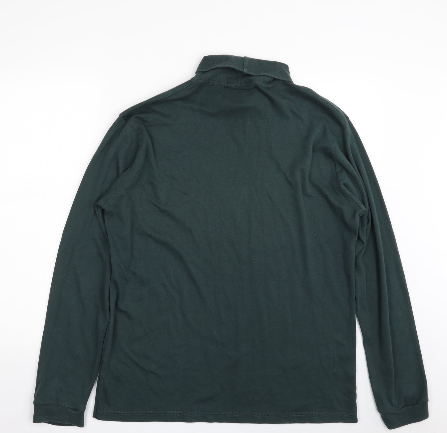 Marks and Spencer Mens Green  Cotton Pullover Sweatshirt Size L