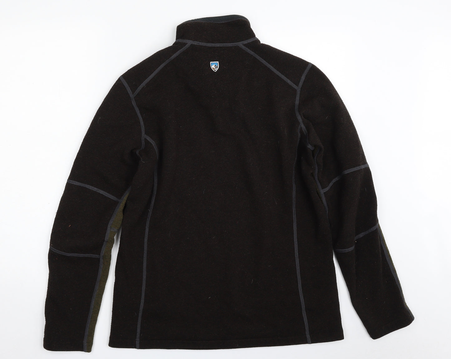 Kuhl Mens Brown  Acrylic Pullover Sweatshirt Size S