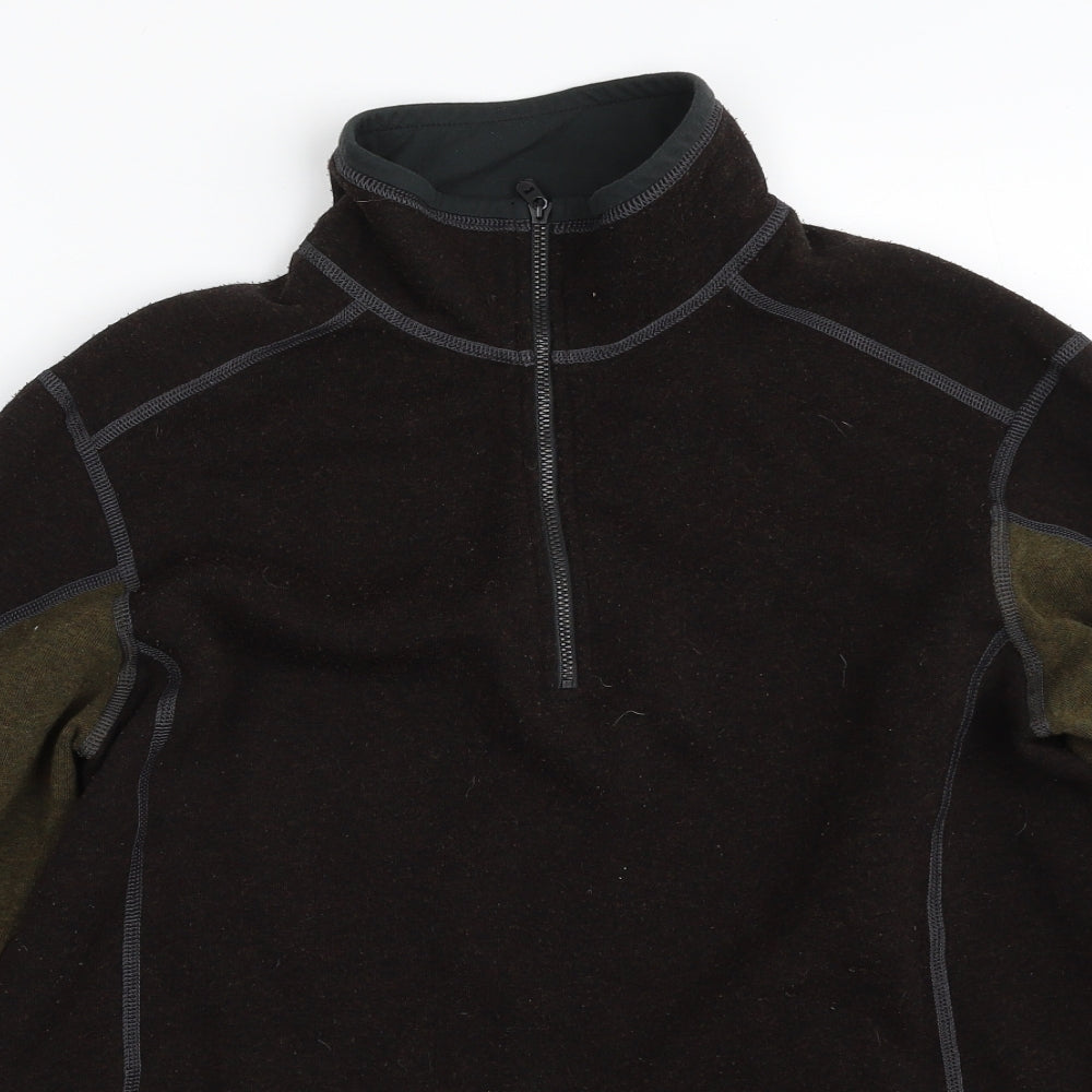 Kuhl Mens Brown  Acrylic Pullover Sweatshirt Size S