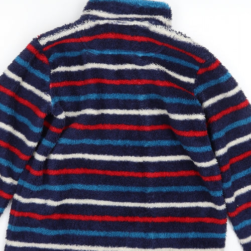 Joules Girls Blue Striped 100% Polyester Pullover Sweatshirt Size 11-12 Years  Pullover