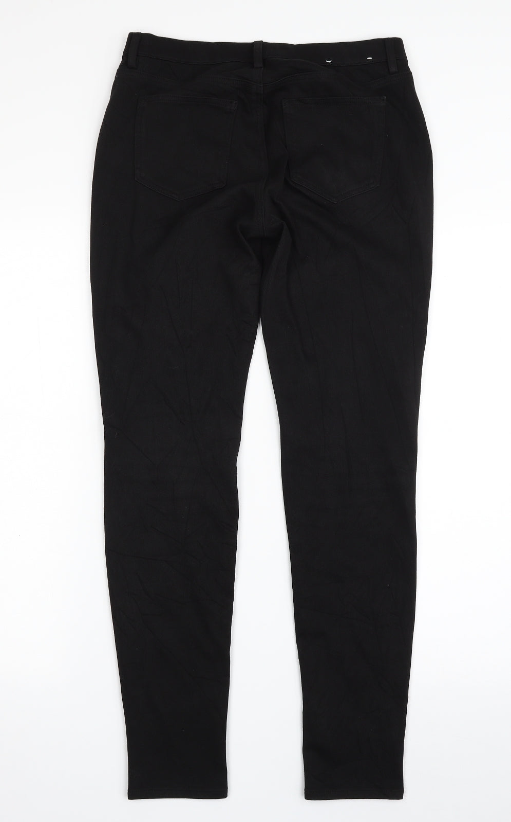 Uniqlo Womens Black  Cotton Skinny Jeans Size M L28 in Slim