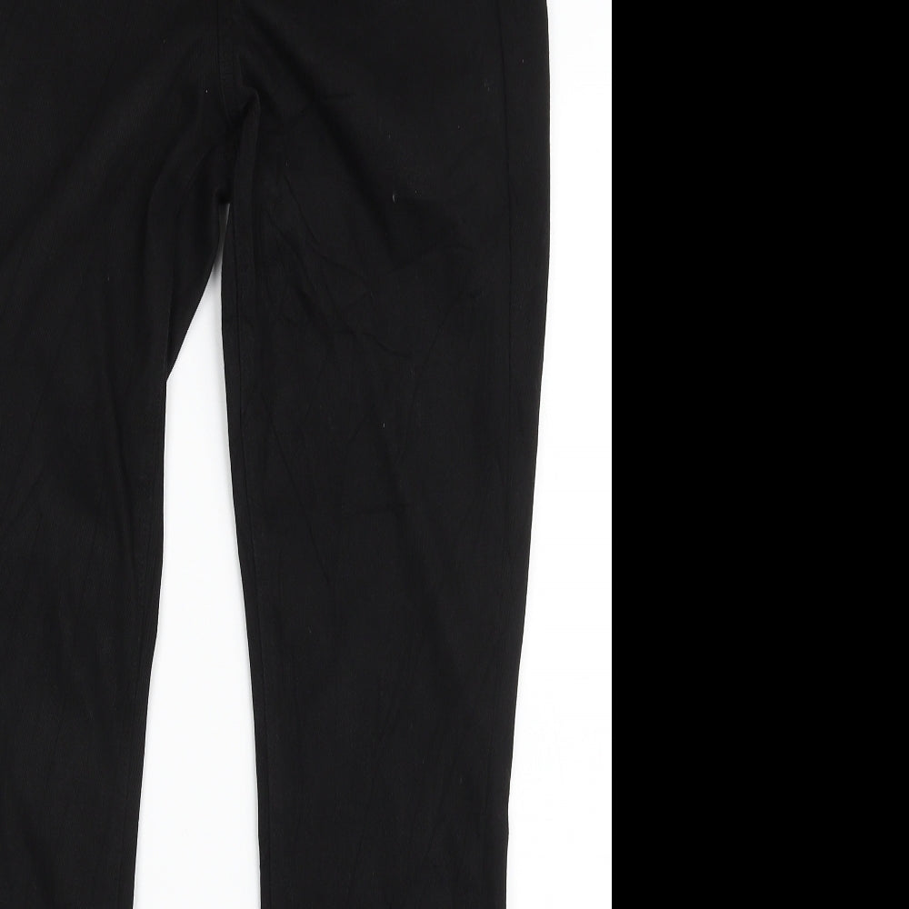 Uniqlo Womens Black  Cotton Skinny Jeans Size M L28 in Slim
