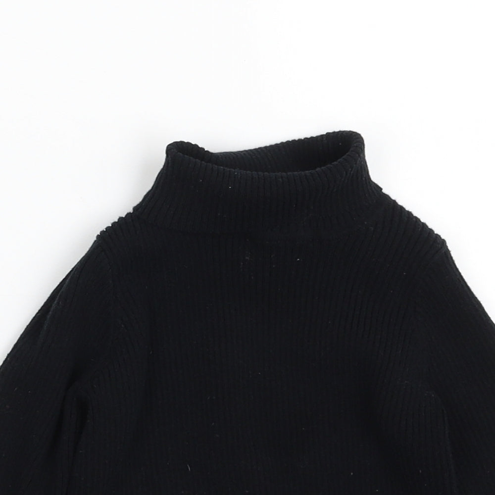 NEXT Baby Black  Cotton Pullover Jumper Size 12-18 Months  Pullover