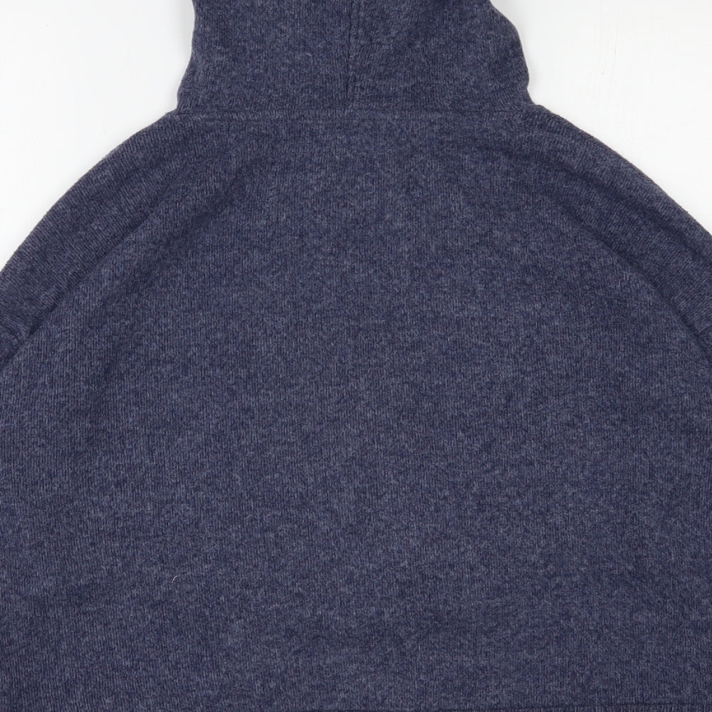 Nutmeg Womens Blue  Polyester Pullover Hoodie Size 8  Pullover