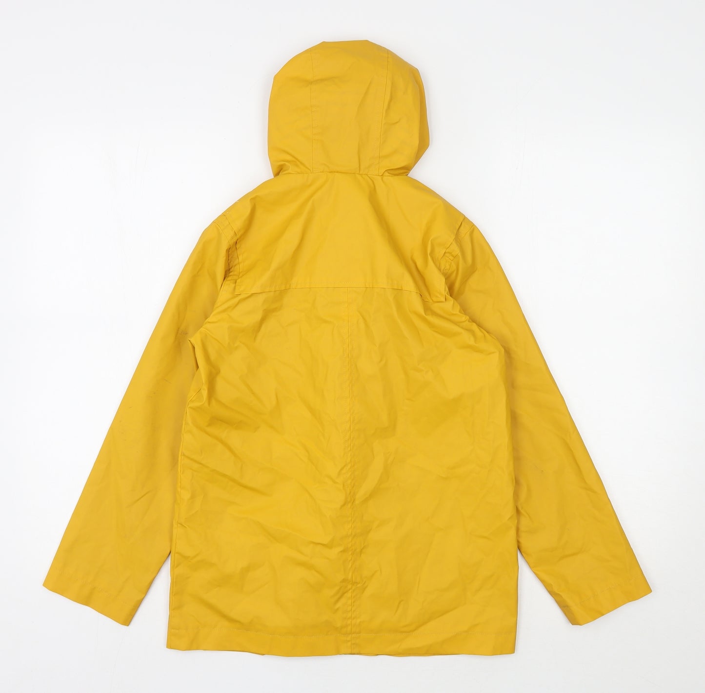 NEXT Girls Yellow   Rain Coat Coat Size 10 Years  Zip
