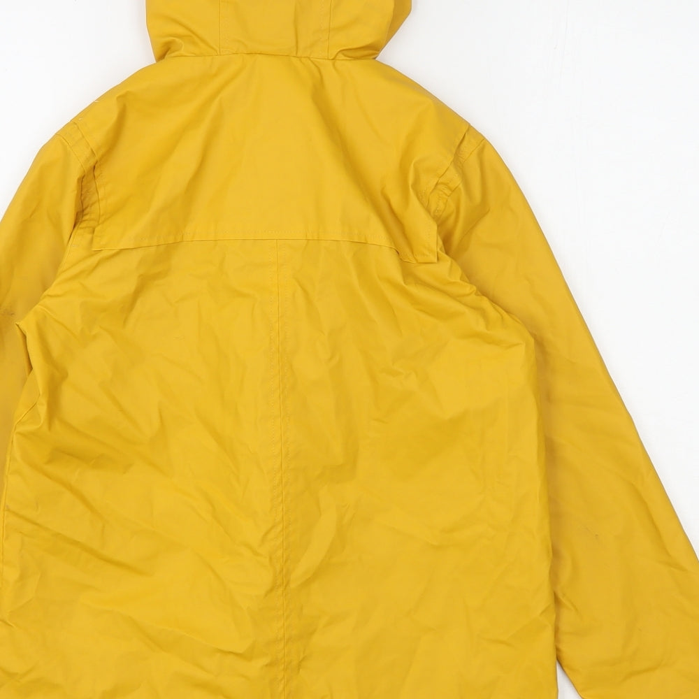 NEXT Girls Yellow   Rain Coat Coat Size 10 Years  Zip