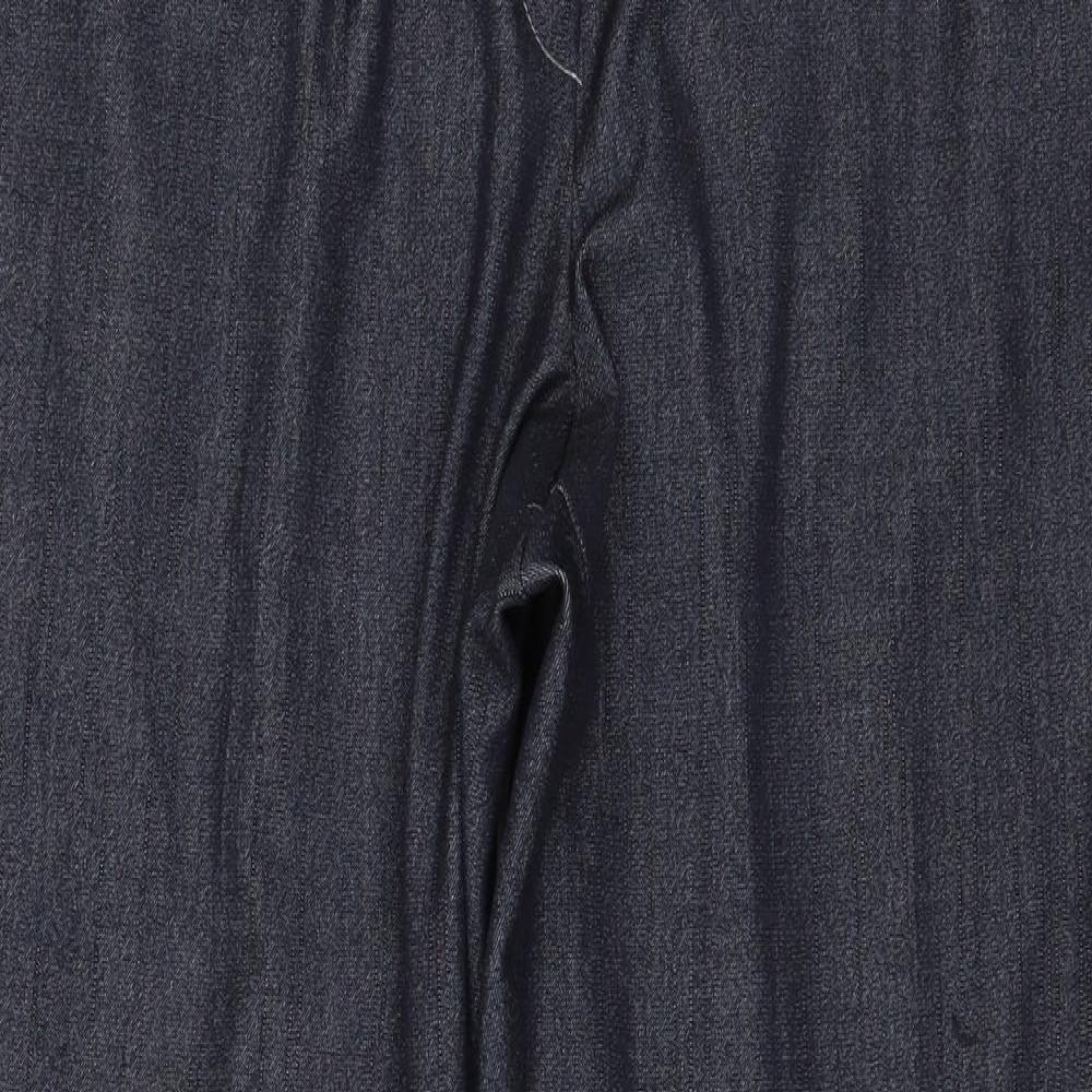 Klass Womens Blue  Polyester Trousers  Size 16 L30 in Regular Zip