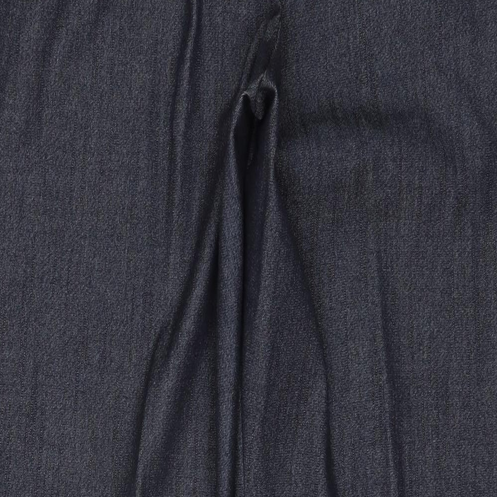 Klass Womens Blue  Polyester Trousers  Size 16 L30 in Regular Zip