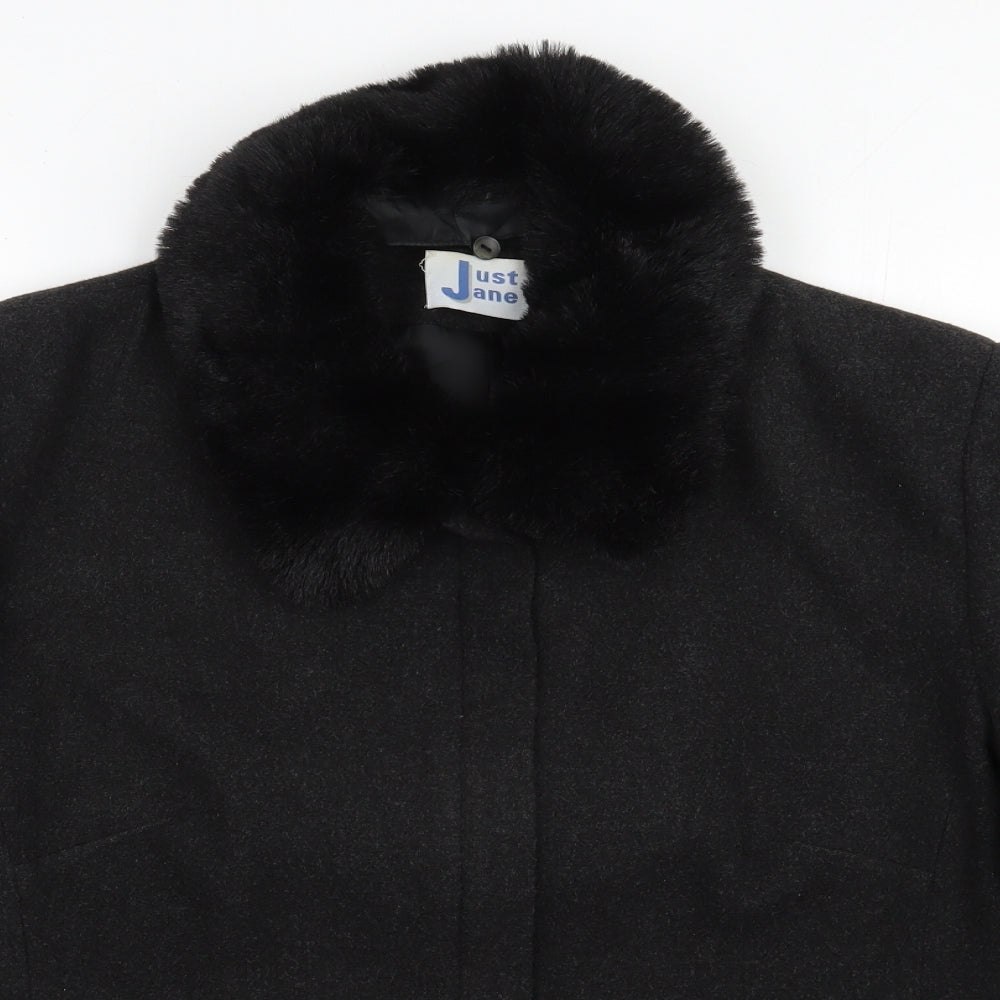 Just Jane Womens Grey   Jacket  Size 20  Zip