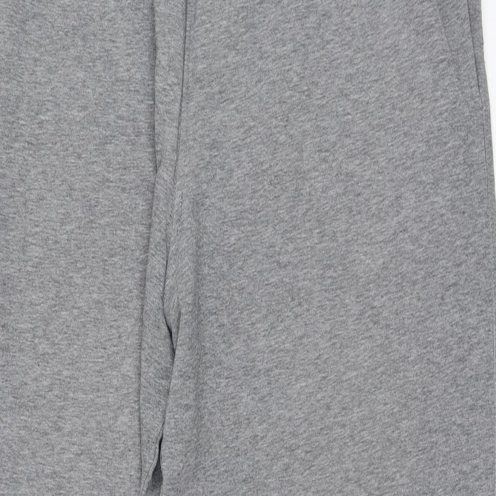 Marks and Spencer Mens Grey  Cotton Jogger Trousers Size 36 L29 in Regular