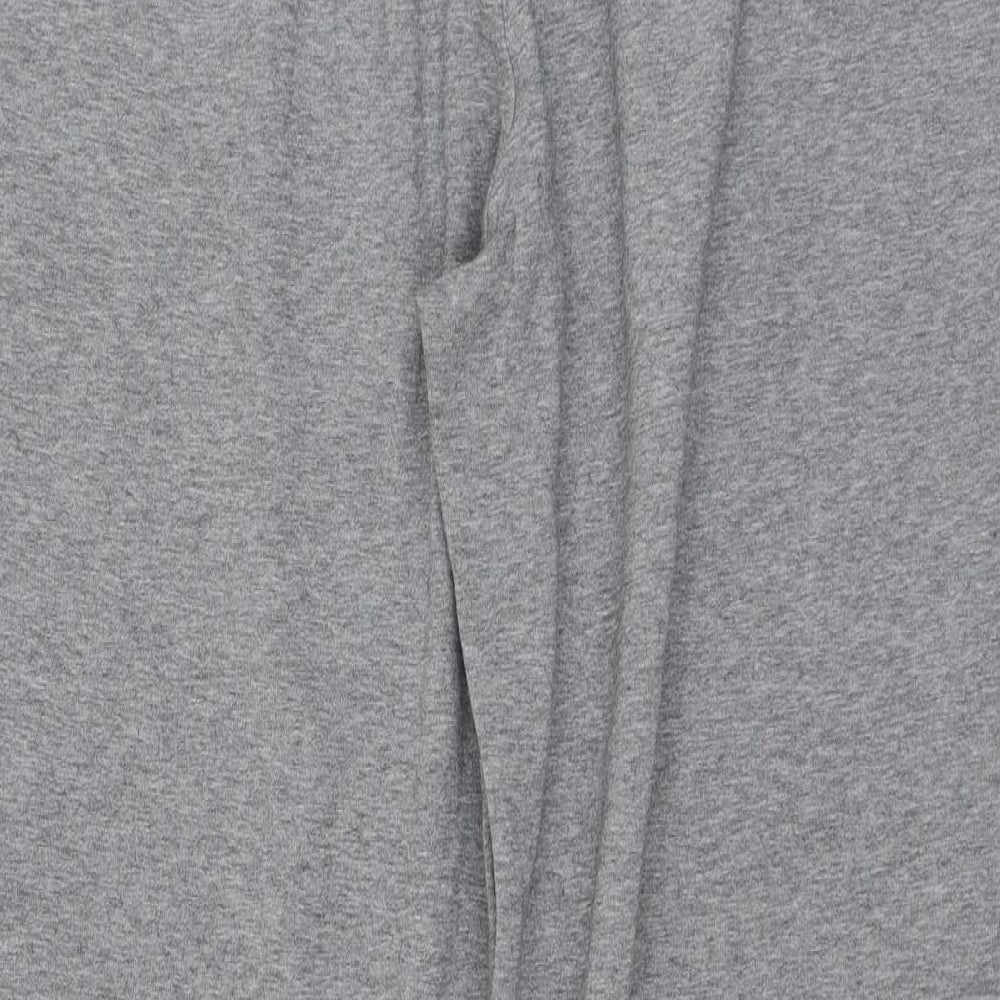 Marks and Spencer Mens Grey  Cotton Jogger Trousers Size 36 L29 in Regular