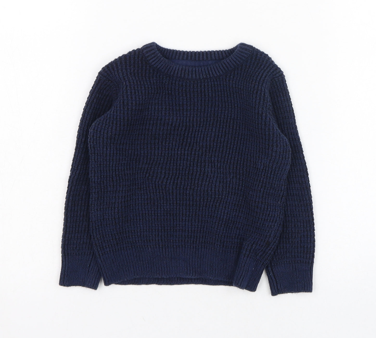 Primark Boys Blue  Cotton Pullover Jumper Size 12-18 Months  Pullover