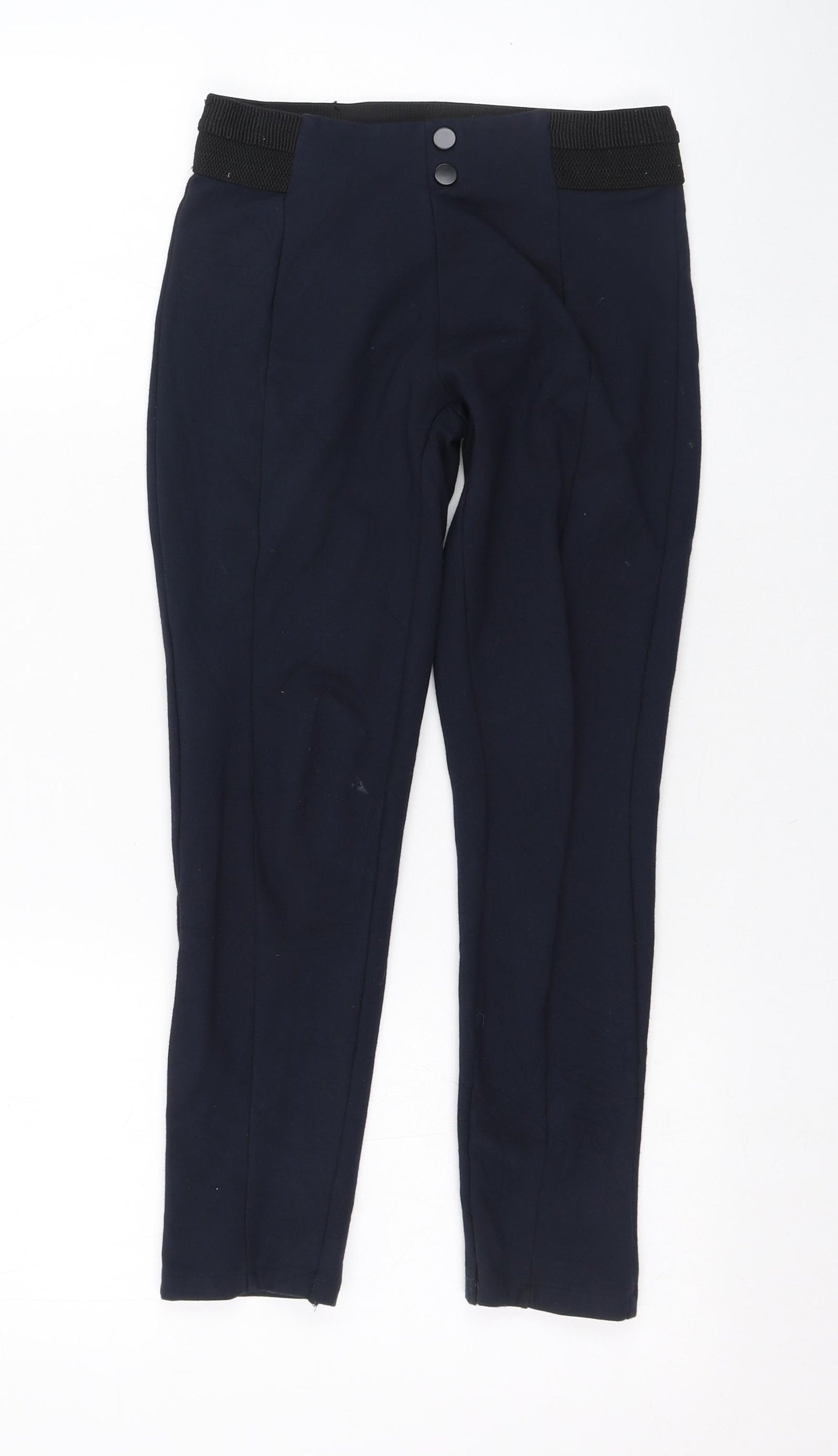 Zara Girls Blue  Viscose Jogger Trousers Size 13-14 Years  Regular Pullover - Legging