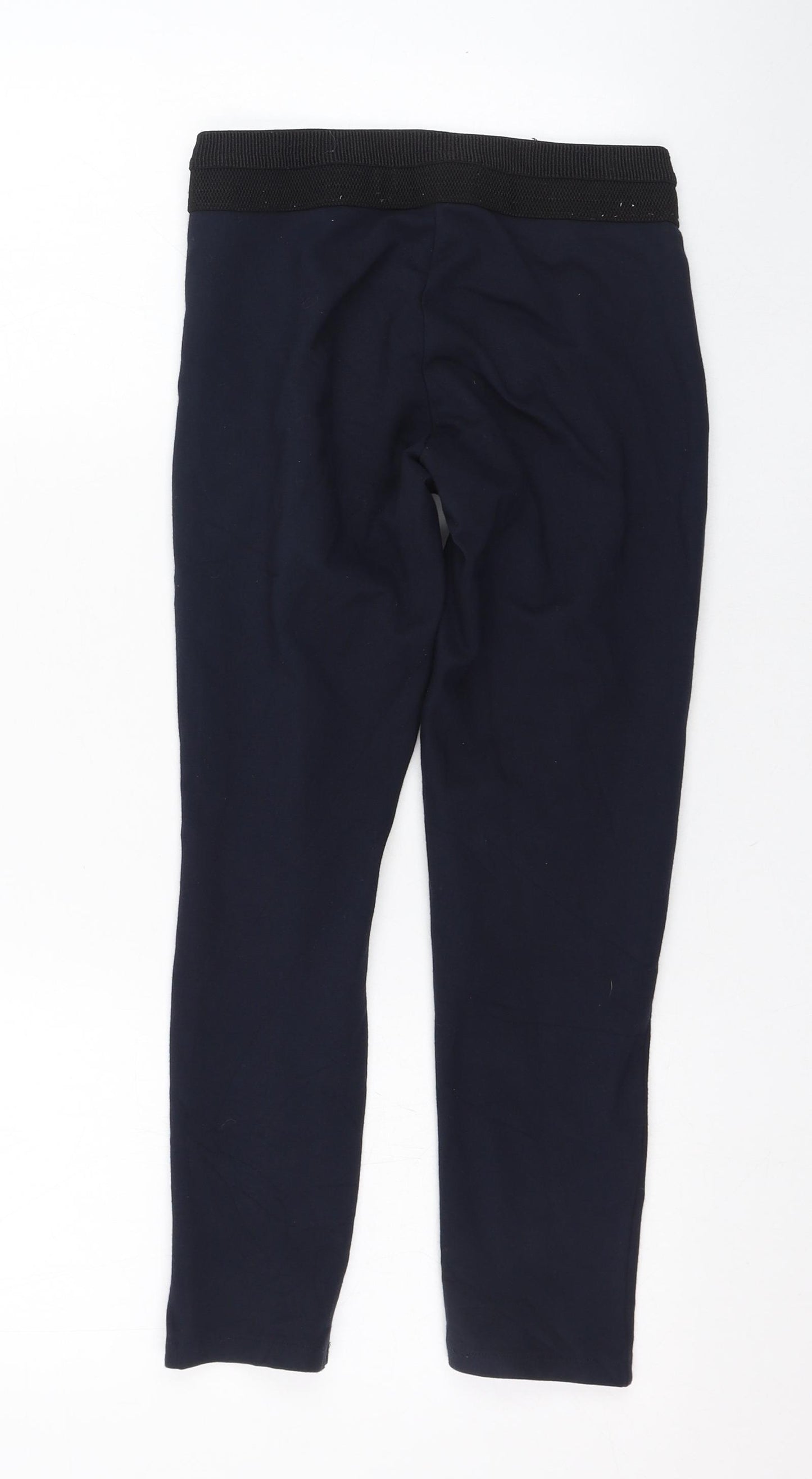 Zara Girls Blue  Viscose Jogger Trousers Size 13-14 Years  Regular Pullover - Legging