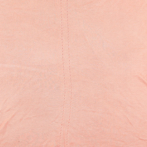 NEXT Womens Orange Round Neck  Viscose Pullover Jumper Size 16