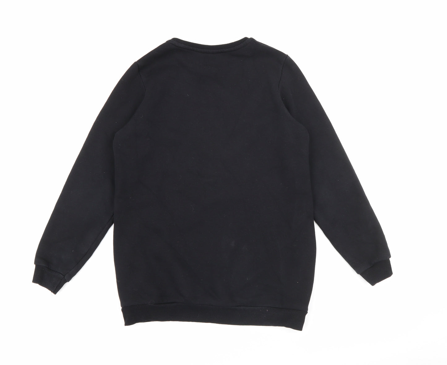 Primark Girls Black  Cotton Pullover Sweatshirt Size 8-9 Years   - Pineapple Dance Studio