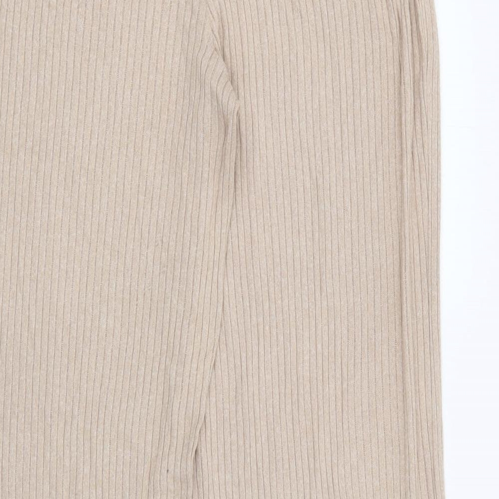 Primark Womens Beige  Viscose Jogger Trousers Size S L27 in Regular