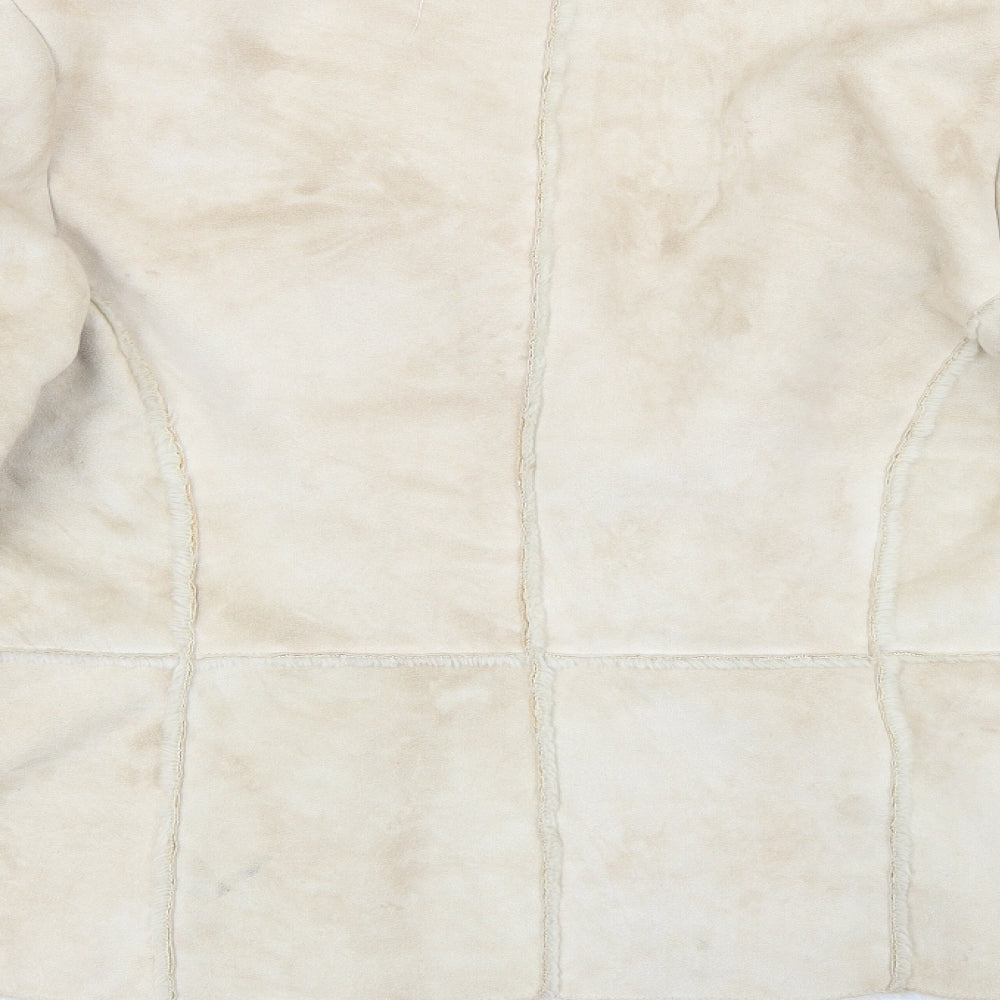 George Womens Beige   Jacket  Size 14  Button