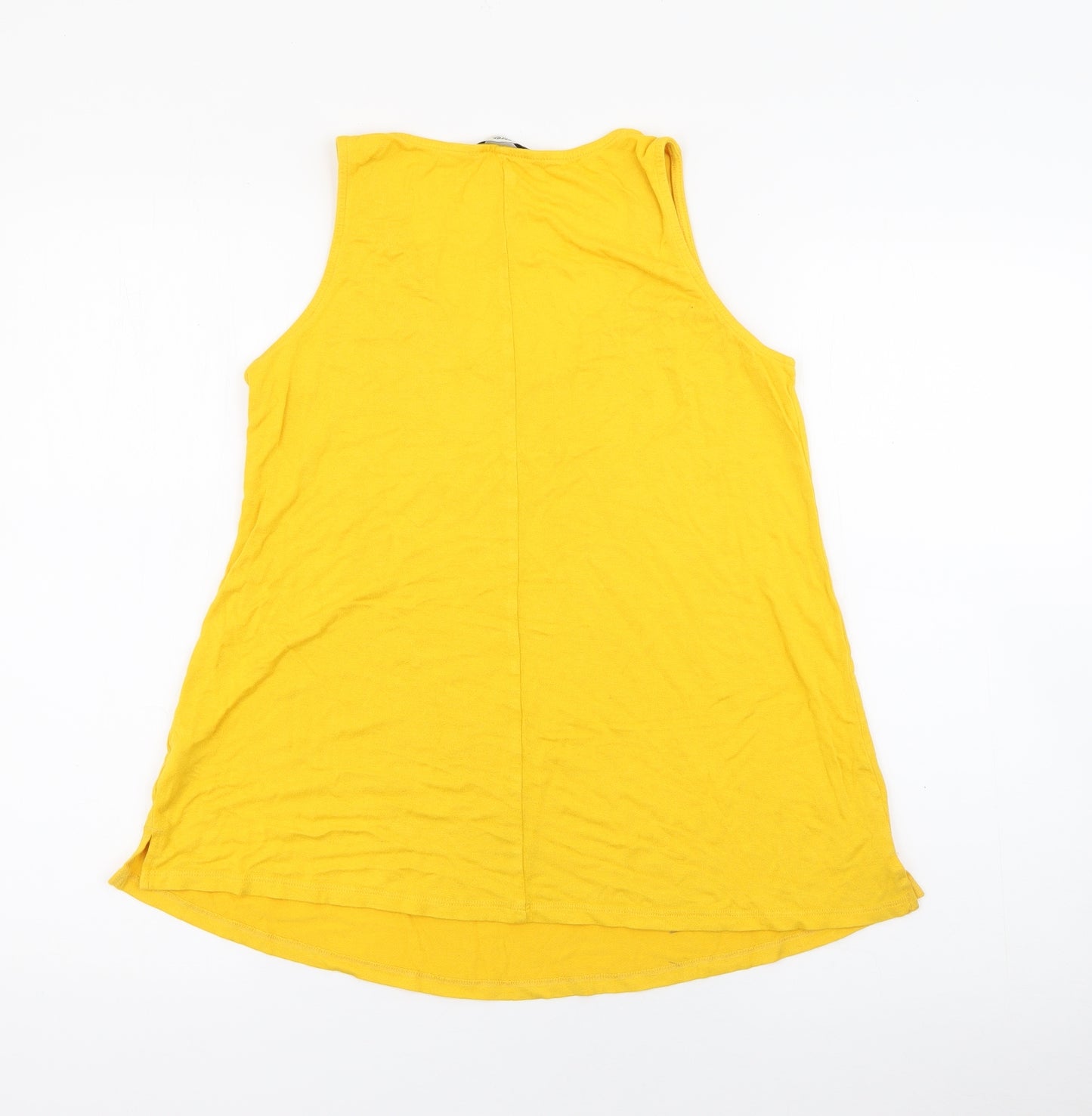 George Womens Yellow  Viscose Camisole Tank Size 10 V-Neck