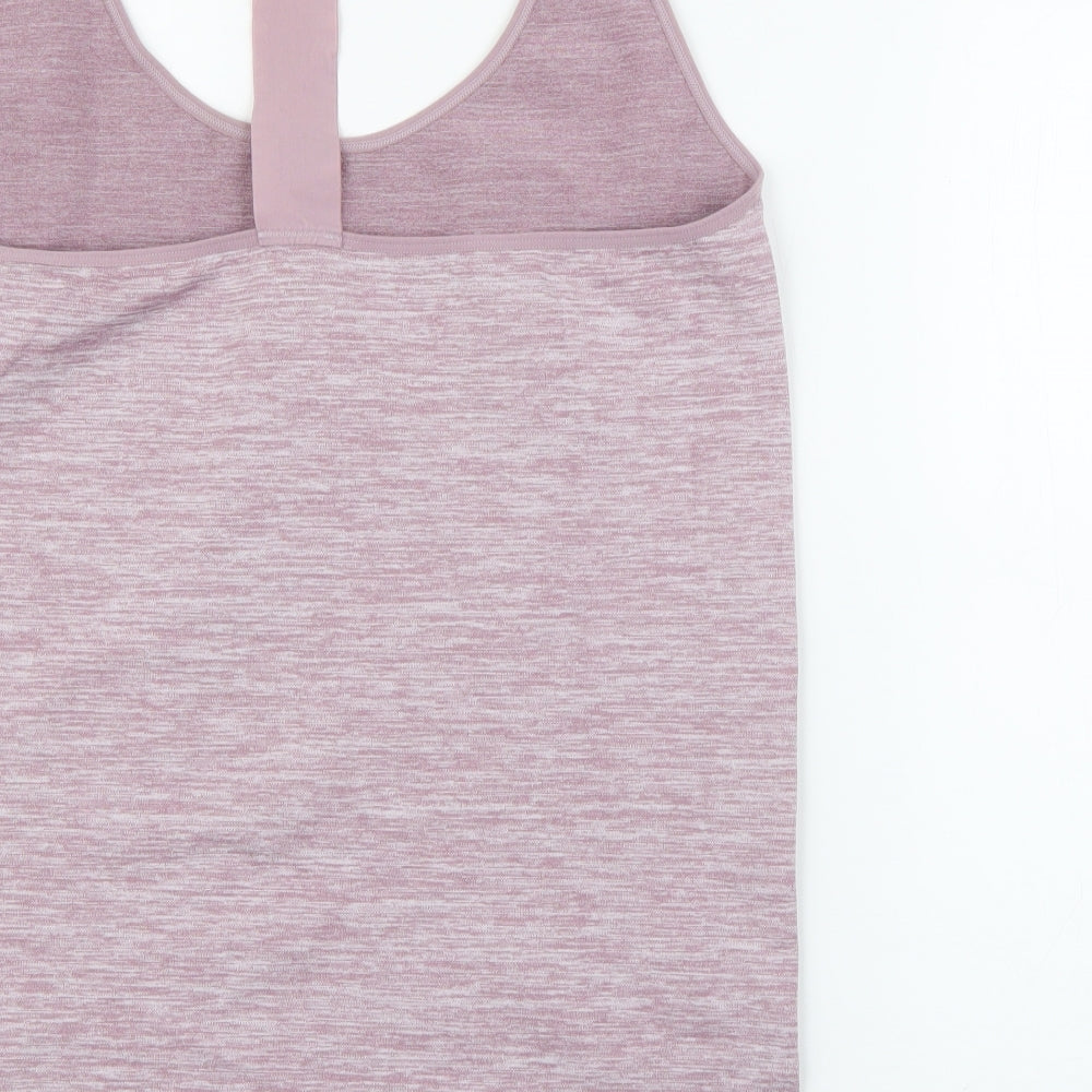 Primark Womens Purple  Nylon Camisole Tank Size L Scoop Neck
