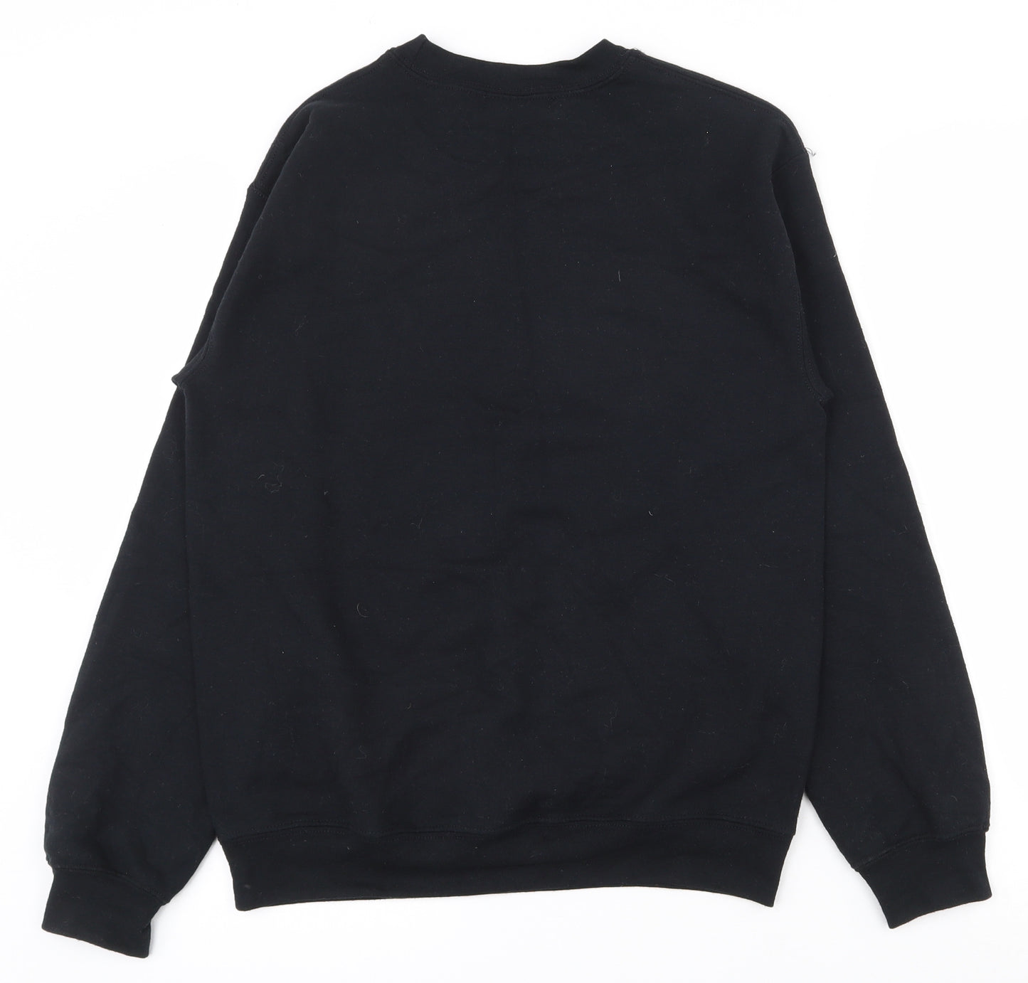 Threadbare Womens Black  Polyester Pullover Sweatshirt Size S  Pullover
