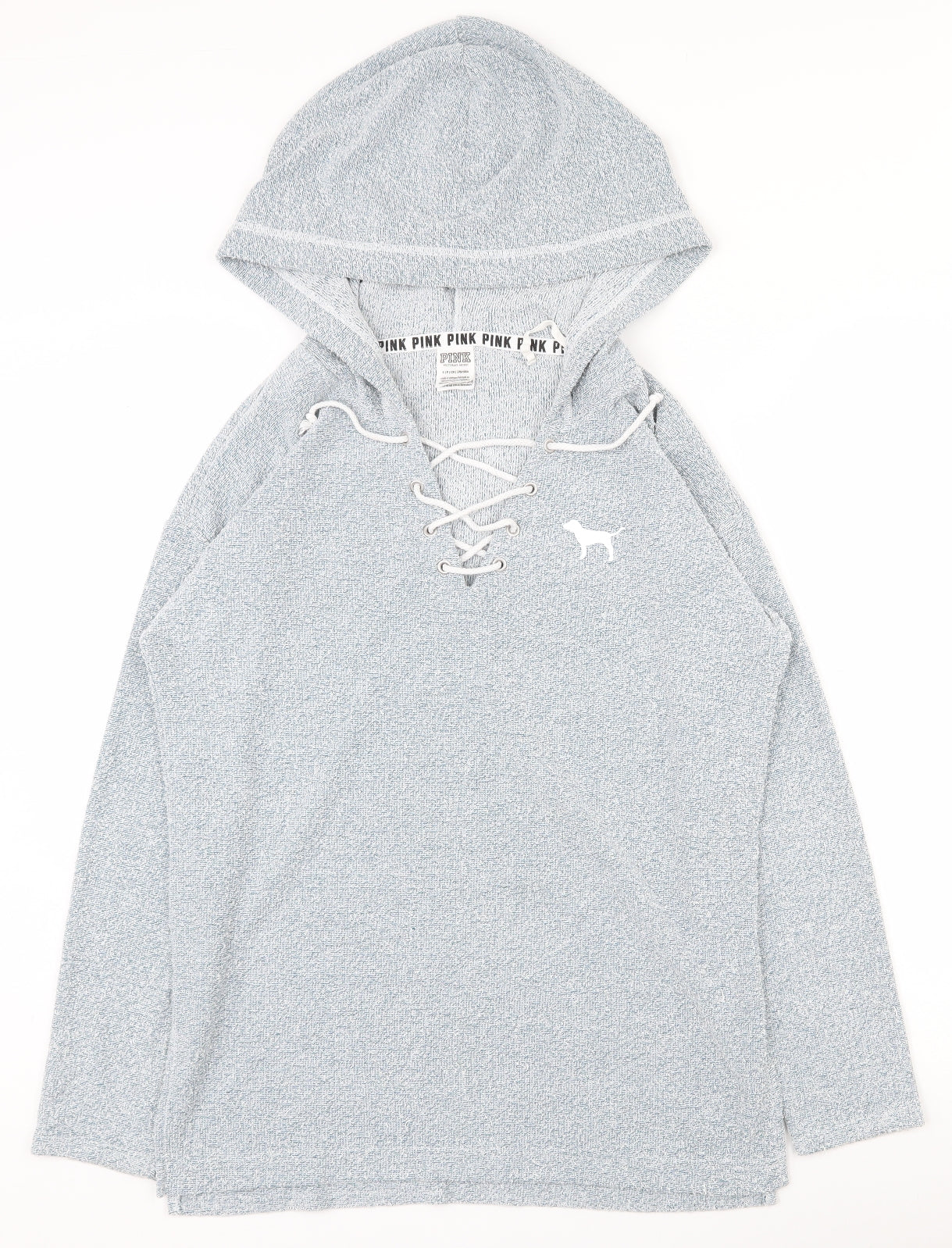 Victoria's Secret Womens Grey  Cotton Pullover Hoodie Size S  Pullover