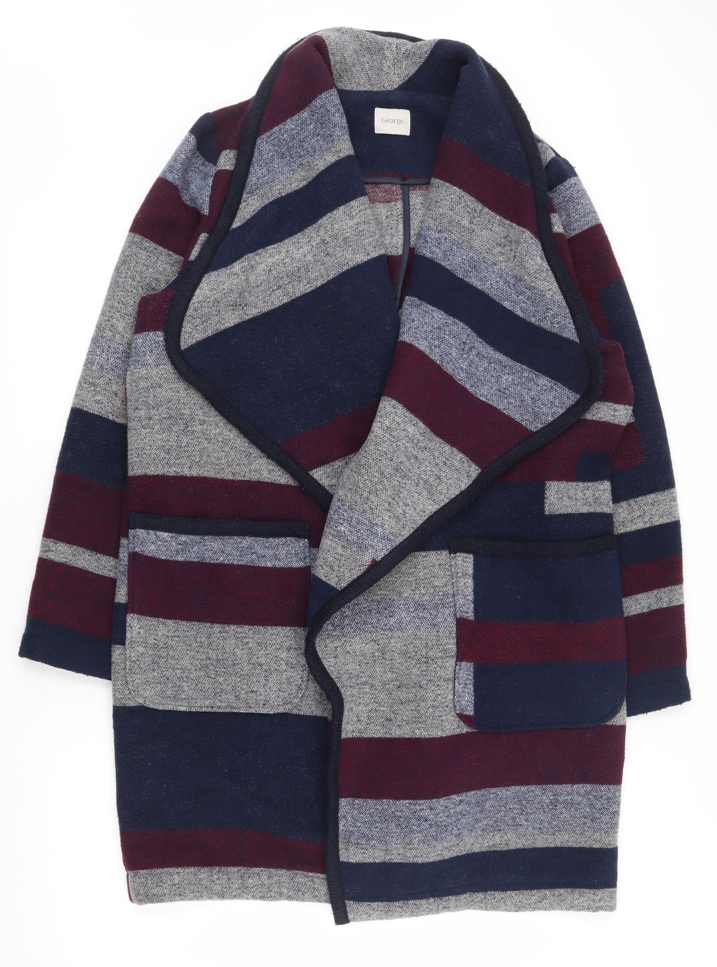 George Womens Multicoloured Striped  Jacket  Size 14