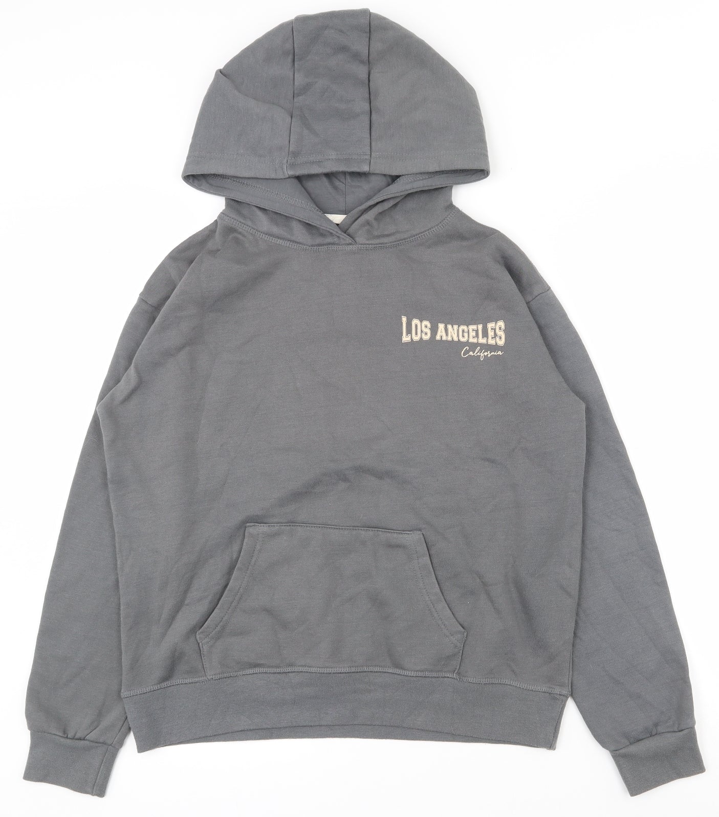 Primark Womens Grey  Polyester Pullover Hoodie Size 4  Pullover - 4-6