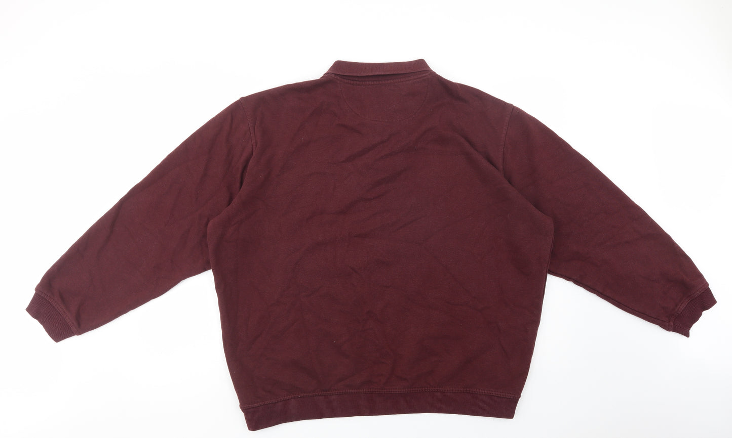 James Pringle Mens Purple  Cotton Pullover Sweatshirt Size XL