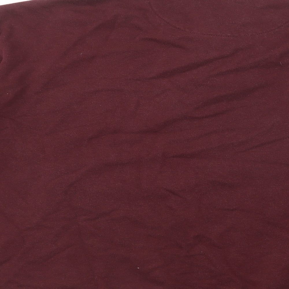 James Pringle Mens Purple  Cotton Pullover Sweatshirt Size XL