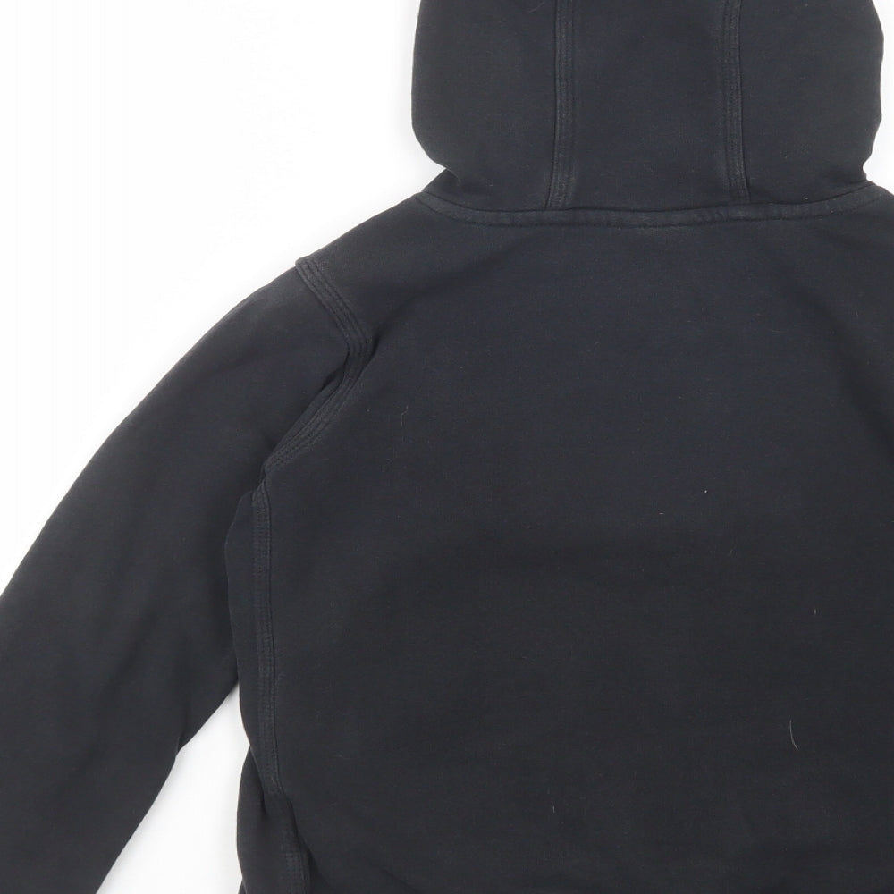 Nike Boys Black  Cotton Pullover Hoodie Size 8-9 Years  Pullover