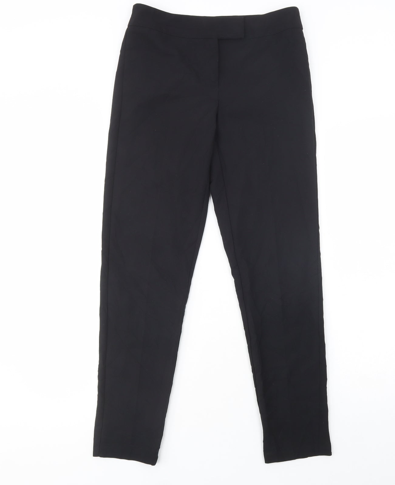 George Womens Black  Polyester Dress Pants Trousers Size 8 L29 in Regular Button