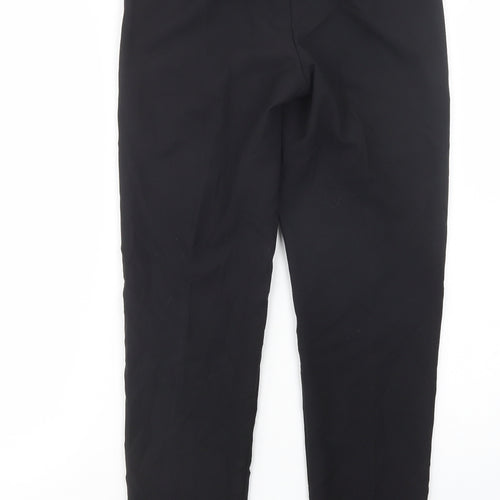 George Womens Black  Polyester Dress Pants Trousers Size 8 L29 in Regular Button