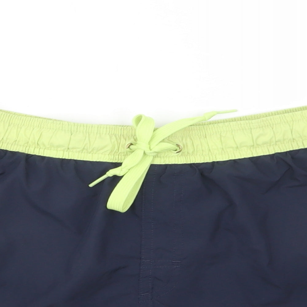 adidas Womens Blue  Polyacrylate Fibre Sweat Shorts Size S L3 in Regular Drawstring
