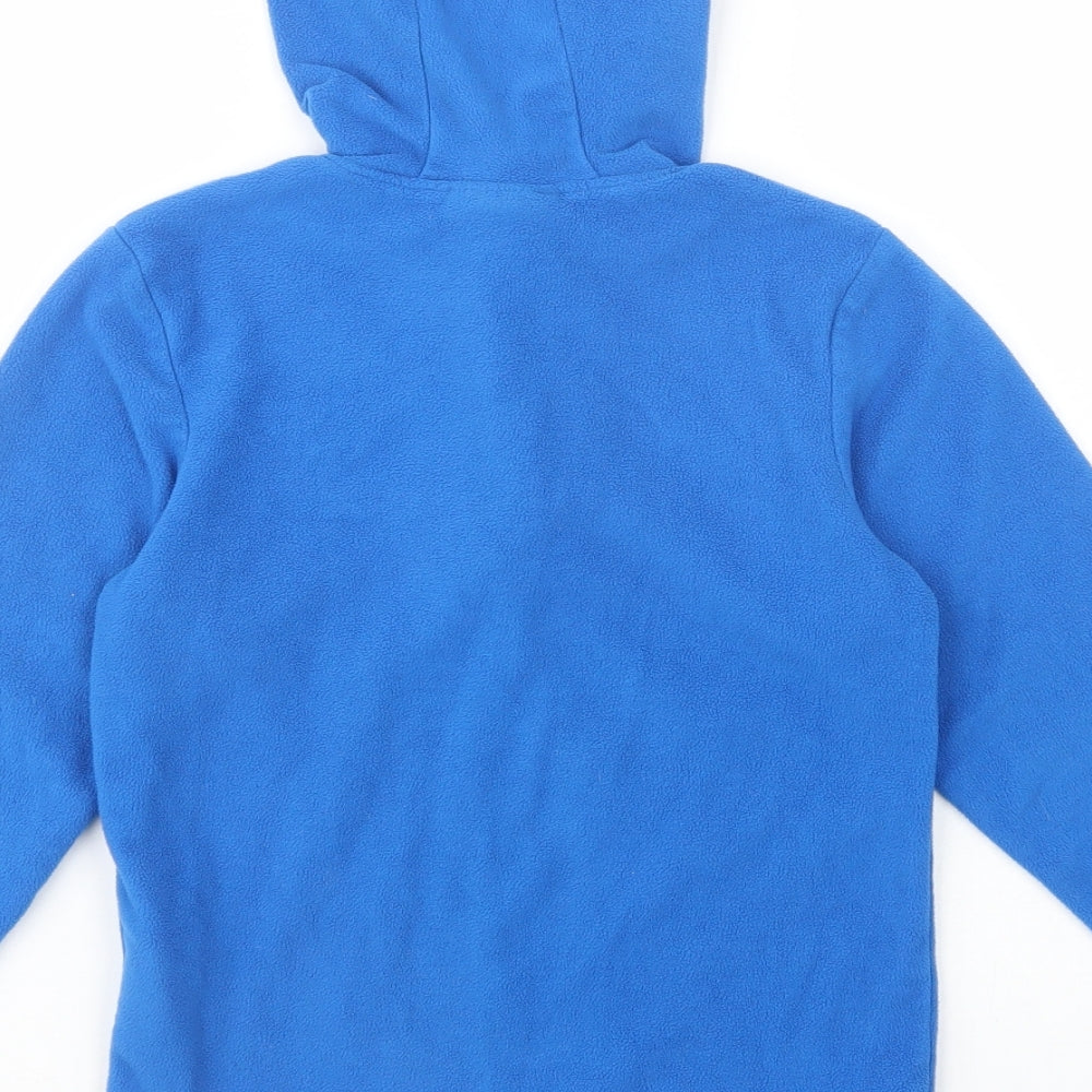 Mountain Warehouse Boys Blue  Polyester Pullover Hoodie Size 7-8 Years  Pullover