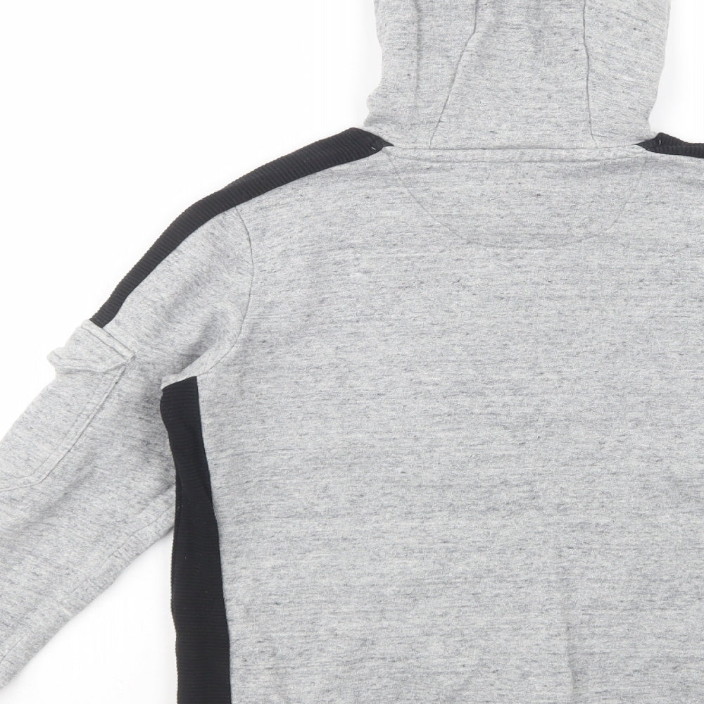Nutmeg Boys Grey  Cotton Pullover Hoodie Size 9-10 Years  Pullover - Reach Beyond