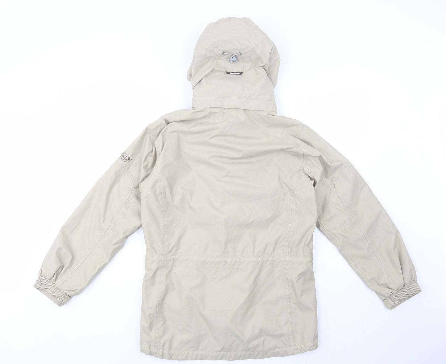 Craghoppers Womens Beige   Windbreaker Jacket Size 10  Zip